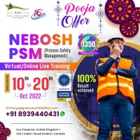 Special pooja offer for NEBOSH PSM course in  Pondicherry